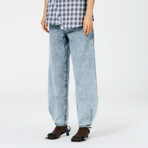 Tibi Brancusi Acid Wash Jeans, 29L - Picture 4 of 7